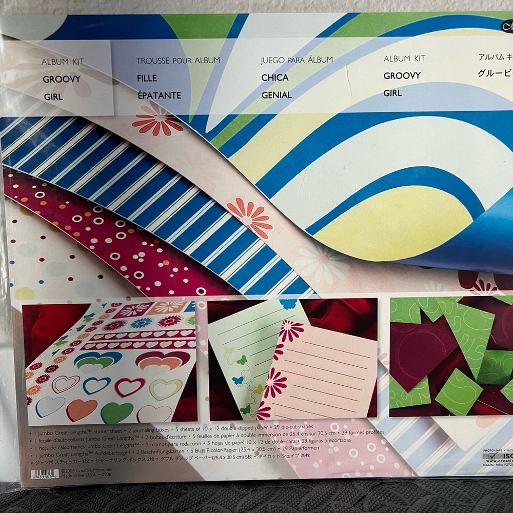 Creative Memories Album Kit - Groovy Girl